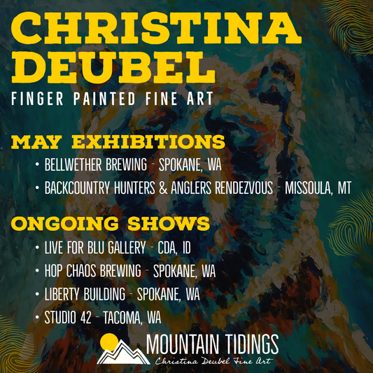 May 2022 - Where to find Christina's art this month